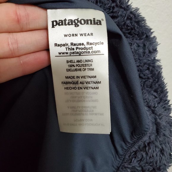 Patagonia Los Gatos Fleece Vest Smolder blue sleeveless zip up - Picture 7 of 11